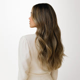 Chocolate Dip Color Melt (1D/2C/4E) Tape-Ins 50g_100% Remy Human Hair.