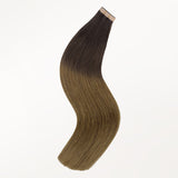 Chocolate Dip Color Melt (1D/2C/4E) Tape-Ins 50g_100% Remy Human Hair.