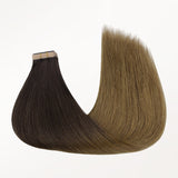 Chocolate Dip Color Melt (1D/2C/4E) Tape-Ins 50g_100% Remy Human Hair.