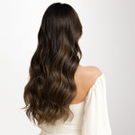 Dark Brown Balayage (2/6/2) Tape-Ins 50g-100% Remy Human Hair.