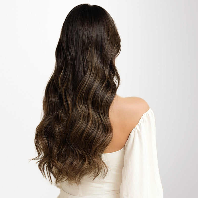 Dark Brown Balayage (2/6/2) Tape-Ins 50g-100% Remy Human Hair.