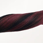 Jet Black to Red Omber (1/99J) Tape-Ins 50g [Clearance]_100% Remy Human Hair.