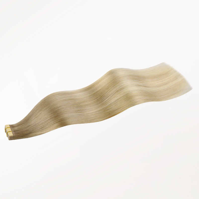 Natural Blonde Balayage (18ET90A) Tape-Ins [Clearance]_100% Remy Human Hair.