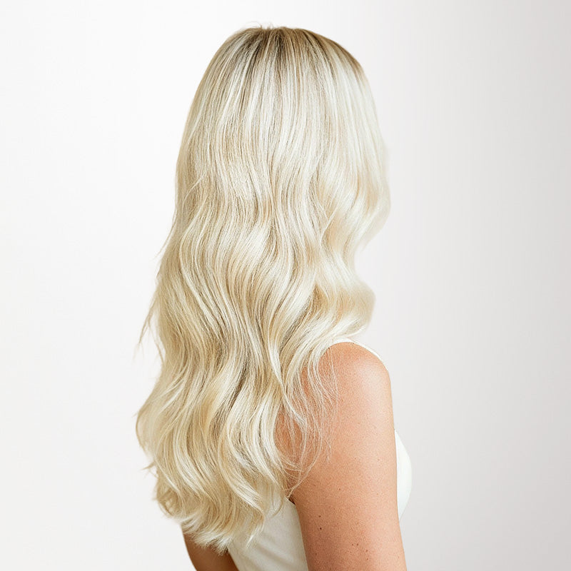 Platinum Blonde (60A) Tape-Ins 50g_100% Remy Human Hair.