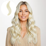 Bleach Blonde (613) Tape-Ins 50g_100% Remy Human Hair.