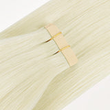 Bleach Blonde (613) Tape-Ins 50g_100% Remy Human Hair.
