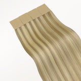 Dirty Blonde Highlights (18D/22F) Tape-Ins 50g_100% Remy Human Hair.