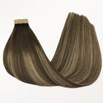 Honey Blonde Balayage (4/26/4) Tape-Ins 50g-100% Remy Human Hair.