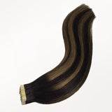 Natural Black Balayage (1B/6/1B) Tape-Ins [Clearance]_100% Remy Human Hair.