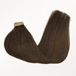 Chocolate Brown (4A) Tape-Ins 50g-100% Remy Human Hair.