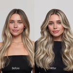 Golden Blonde Highlights (8B/60B) Tape-Ins 50g_100% Remy Human Hair.
