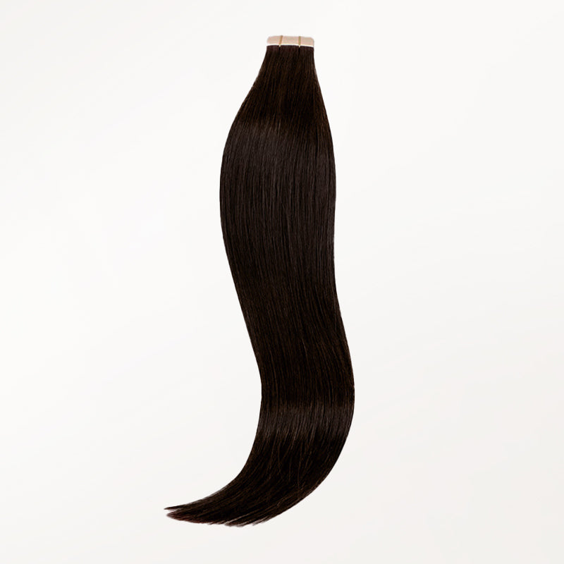 Light Brown (2A) Tape-Ins 50g_100% Remy Human Hair.