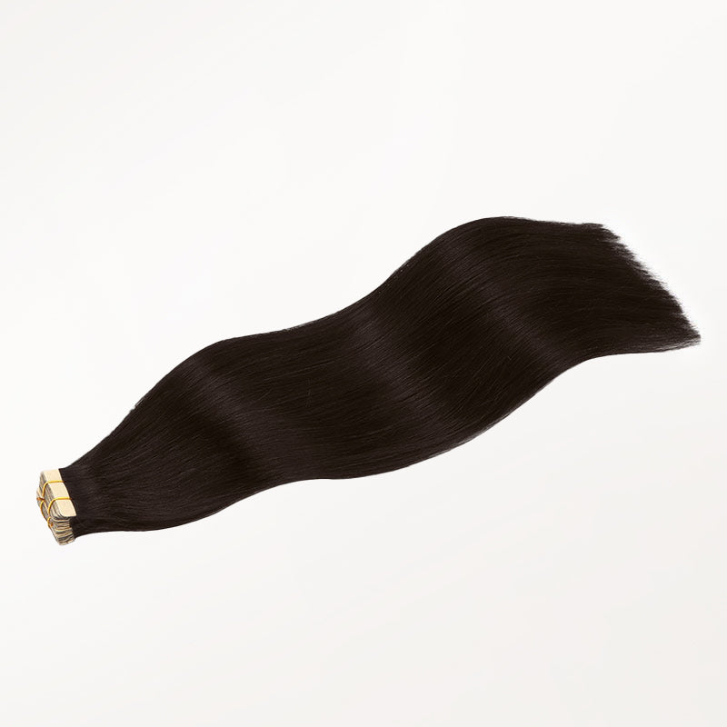 Light Brown (2A) Tape-Ins 50g_100% Remy Human Hair.