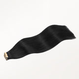 Jet Black (1) Tape-Ins 50g_100% Remy Human Hair.