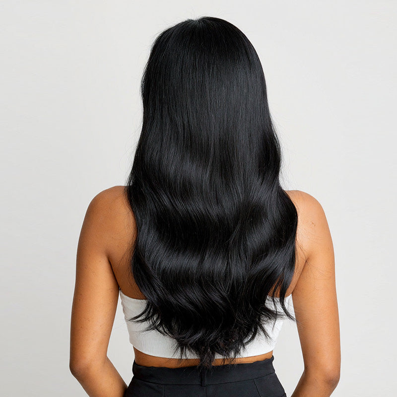Jet Black (1) Tape-Ins 50g_100% Remy Human Hair.
