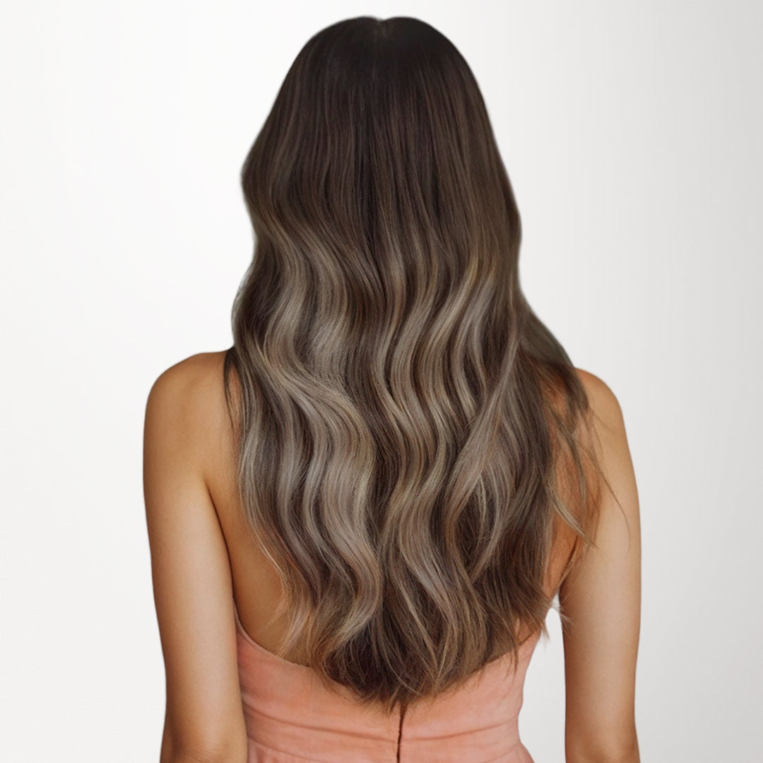 Honey Blonde Balayage (4/26/4) Classic Clip-Ins (150g-170g)_100% Remy Human Hair.