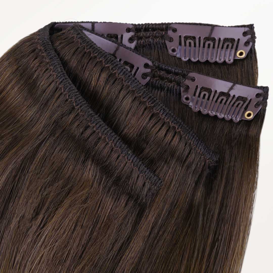 Honey Blonde Balayage (4/26/4) Classic Clip-Ins (150g-170g)_100% Remy Human Hair.