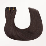 Light Brown (2A) Classic Clip-Ins (150g-170g)_100% Remy Human Hair.
