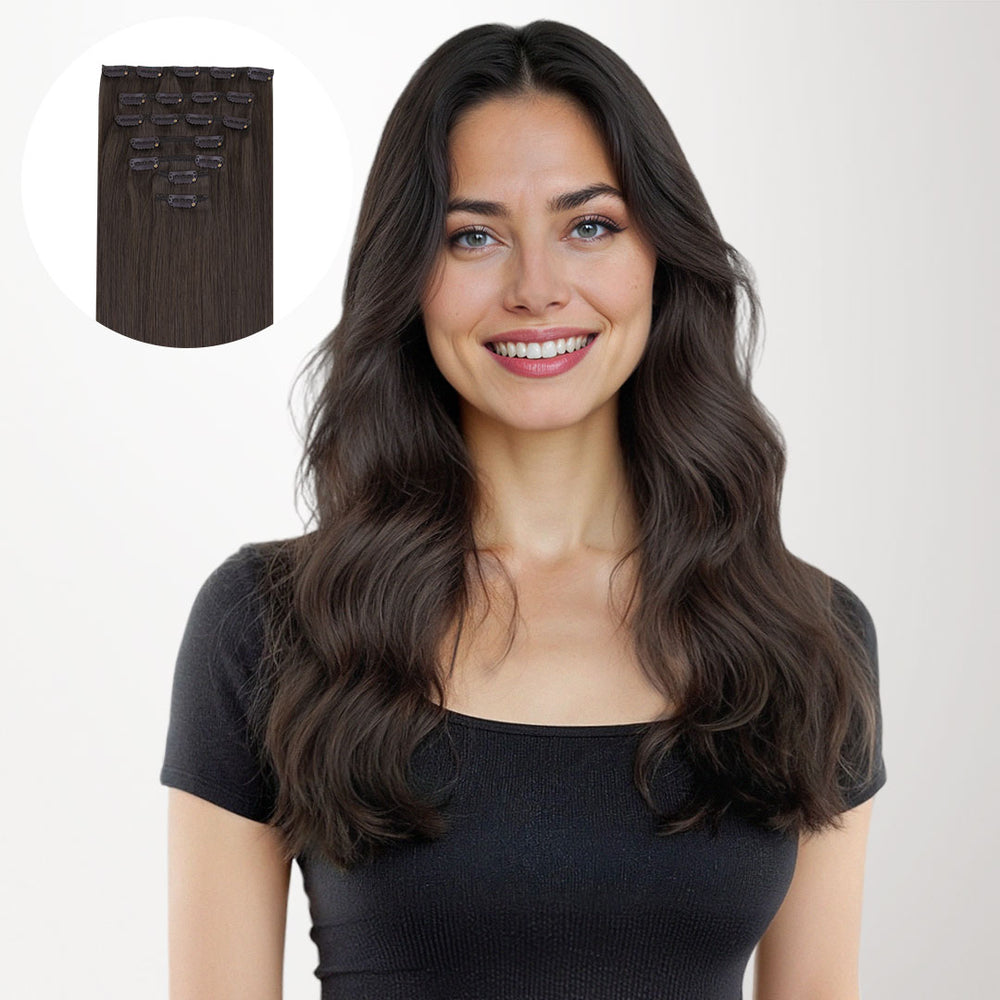 Mocha Brown (1C) Classic Clip-Ins (150g-170g)