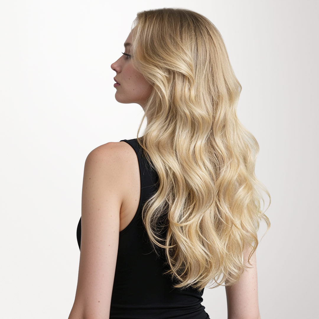 Natural Blonde Balayage (18ET90A) Classic Clip-Ins (150g-170g)_100% Remy Human Hair.