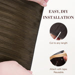 Honey Blonde Balayage (4/26/4) Thick Genius Tape Weft Hair Extensions 100-120g_100% Remy Human Hair.