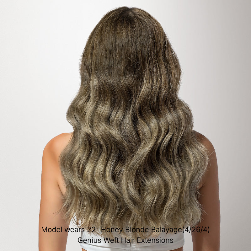 Honey Blonde Balayage (4/26/4) Thick Genius Tape Weft Hair Extensions 100-120g_100% Remy Human Hair.