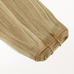 Light Blonde Highlights (16/22A) Thick Genius Tape Weft Hair Extensions 100-120g_100% Remy Human Hair.