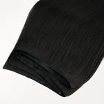 Jet Black (1) Thick Genius Tape Weft Hair Extensions 100-120g_100% Remy Human Hair.