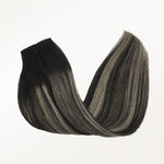 Black to Light Blonde Balayage (1B/19/1B) Wire Hair Extensions (70g-110g)-100% Remy Human Hair.