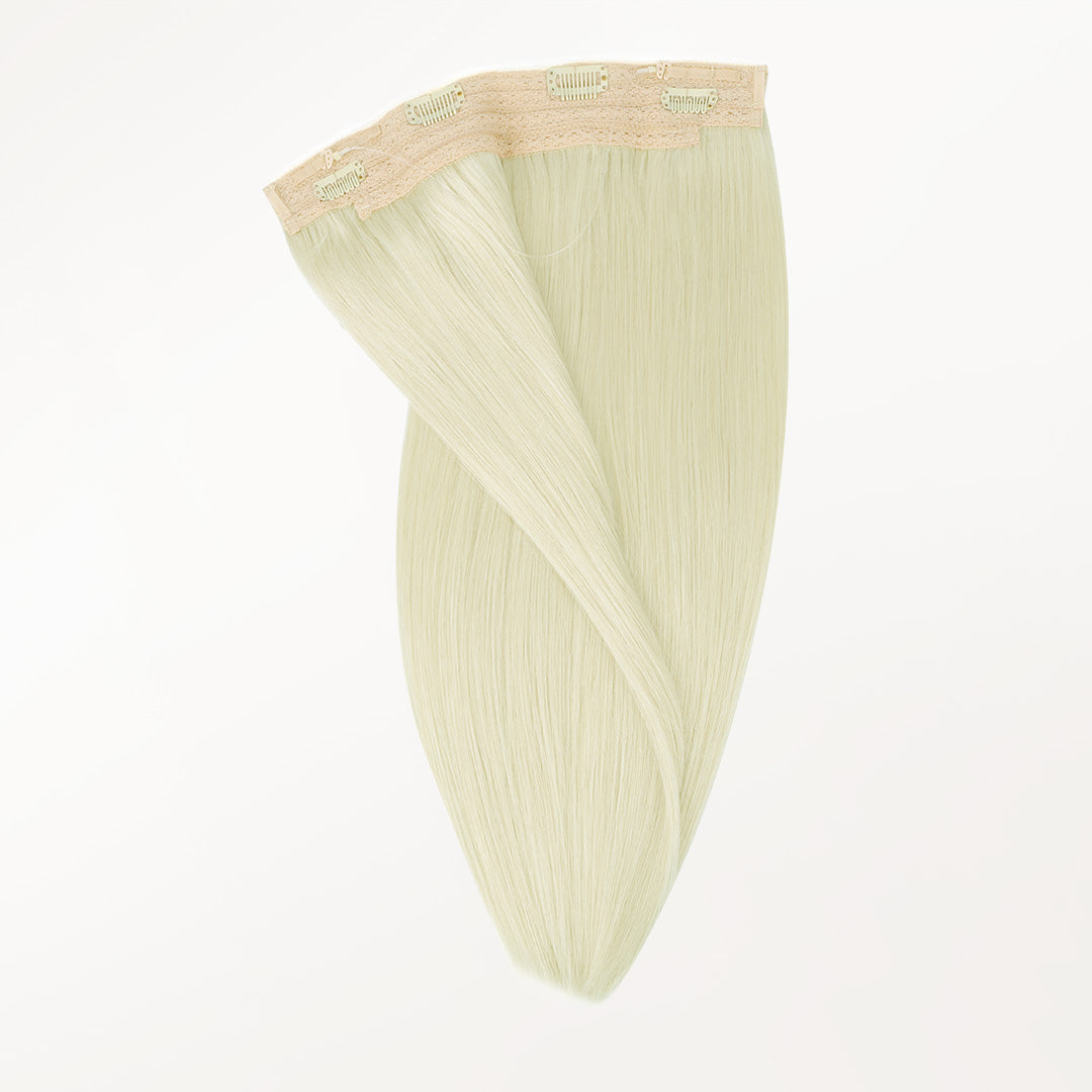 Bleach Blonde (613) Wire Hair Extensions (70g-110g)-100% Remy Human Hair.