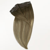 Bleach Blonde Balayage (3/8/613) Wire Hair Extensions (70g-110g)-100% Remy Human Hair.