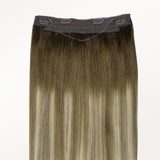 Bleach Blonde Balayage (3/8/613) Wire Hair Extensions (70g-110g)-100% Remy Human Hair.