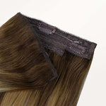 Caramel Blonde Balayage (4/27/4) Wire Hair Extensions (70g-110g)-100% Remy Human Hair.