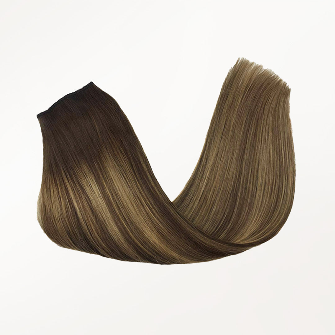 Caramel Blonde Balayage (4/27/4) Wire Hair Extensions (70g-110g)-100% Remy Human Hair.
