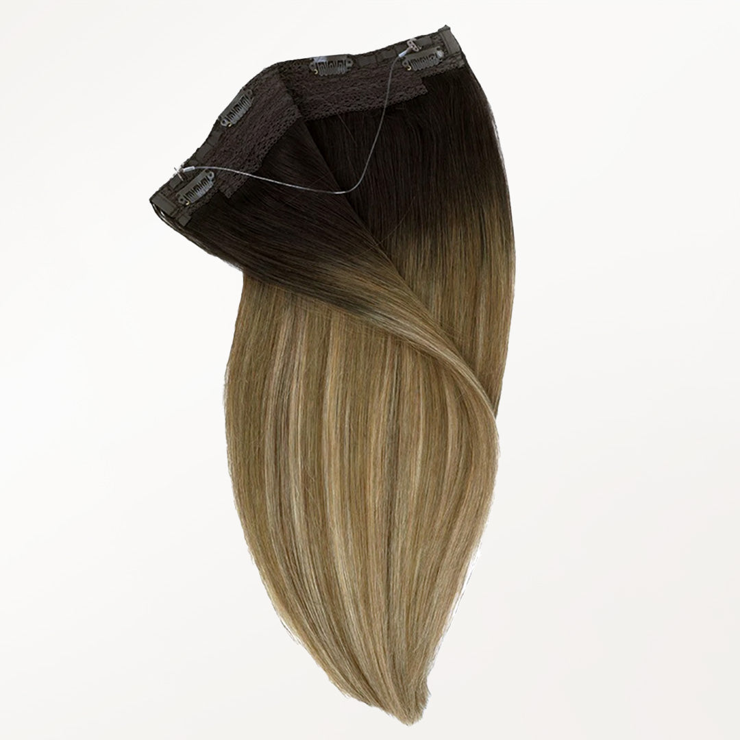 Dirty Blonde Omber (2/6/18) Wire Hair Extensions (70g-110g)-100% Remy Human Hair.