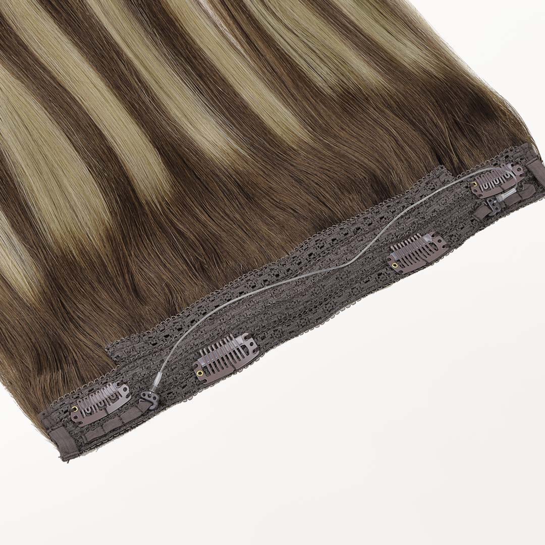 Honey Blonde Balayage (4/26/4) Wire Hair Extensions (70g-110g) [Clearance]_100% Remy Human Hair.