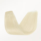 Platinum Blonde (60A) Pro & Wire Hair Extension (70g-140g)_100% Remy Human Hair.