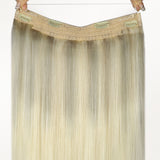 Platinum Blonde Balayage (17/22/60) Wire Hair Extensions (70g-110g)-100% Remy Human Hair.