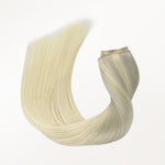 Platinum Blonde Balayage (17/22/60) Wire Hair Extensions (70g-110g)-100% Remy Human Hair.