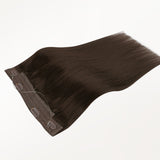 Chocolate Brown (4A) Wire Hair Extensions (70g-110g)-100% Remy Human Hair.
