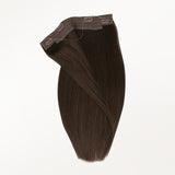 Chocolate Brown (4A) Wire Hair Extensions (70g-110g)-100% Remy Human Hair.