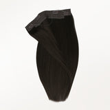 Dark Brown (2) Wire Hair Extensions (70g-110g)-100% Remy Human Hair.