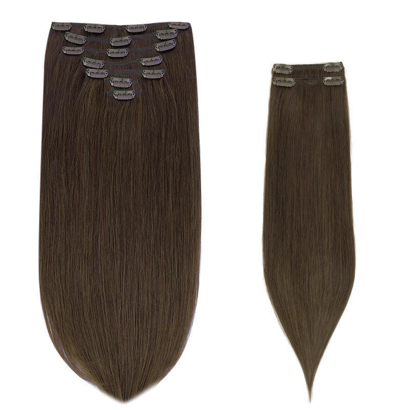 Chocolate Brown (4A) Classic Clip-Ins (150g-170g) [Clearance]_100% Remy Human Hair.