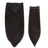 Natural Black (1B) Thick Classic Clip-Ins 150g [Clearance]_100% Remy Human Hair.