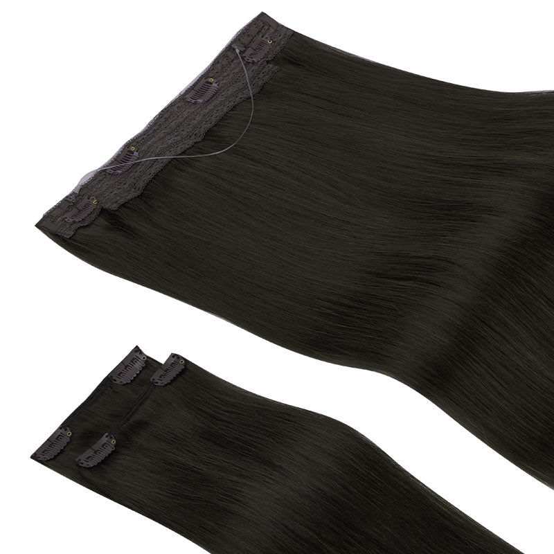 GOO GOO Pro Wire Hair Extension_100% Remy Human Hair.