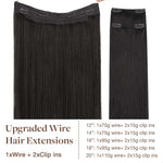 GOO GOO Pro Wire Hair Extension-sale_100% Remy Human Hair.