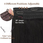 GOO GOO Pro Wire Hair Extension_100% Remy Human Hair.