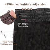 GOO GOO Pro Wire Hair Extension_100% Remy Human Hair.