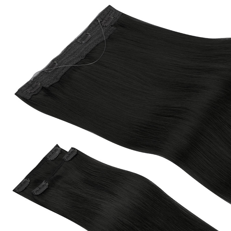 GOO GOO Pro Wire Hair Extension_100% Remy Human Hair.