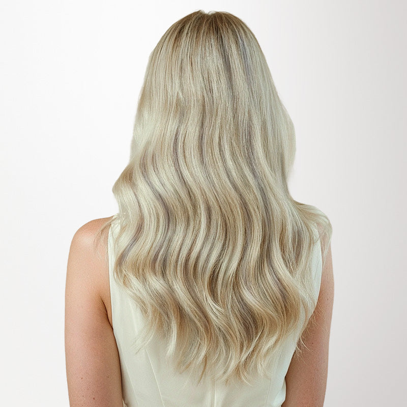 Ash Blonde Highlights (17A/60A) Tape-Ins 50g_100% Remy Human Hair.